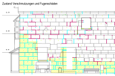 Bild Schadenskartierung Sandstein